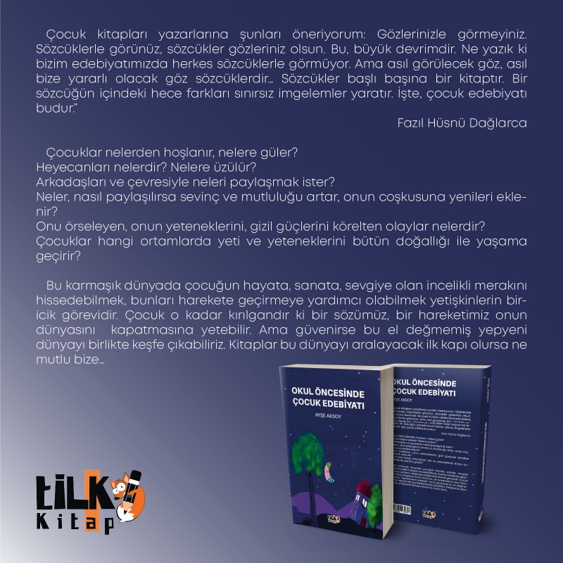 Okul öncesinde Çocuk Edebiyatı