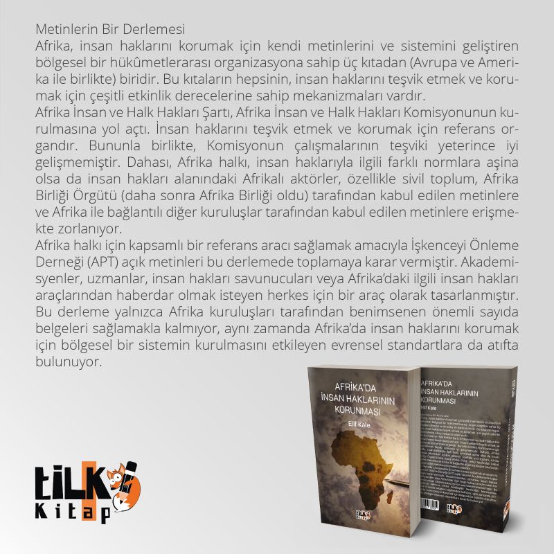 Afrika`da İnsan Haklarının Korunması