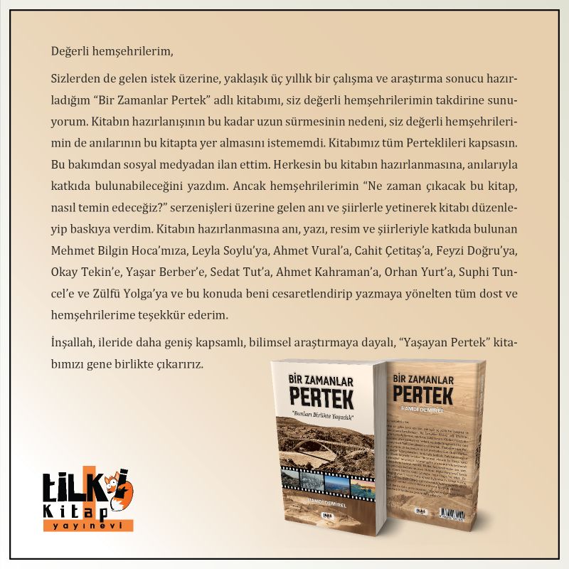 Bir Zamanlar Pertek: Bunları Birlikte Yaşadık