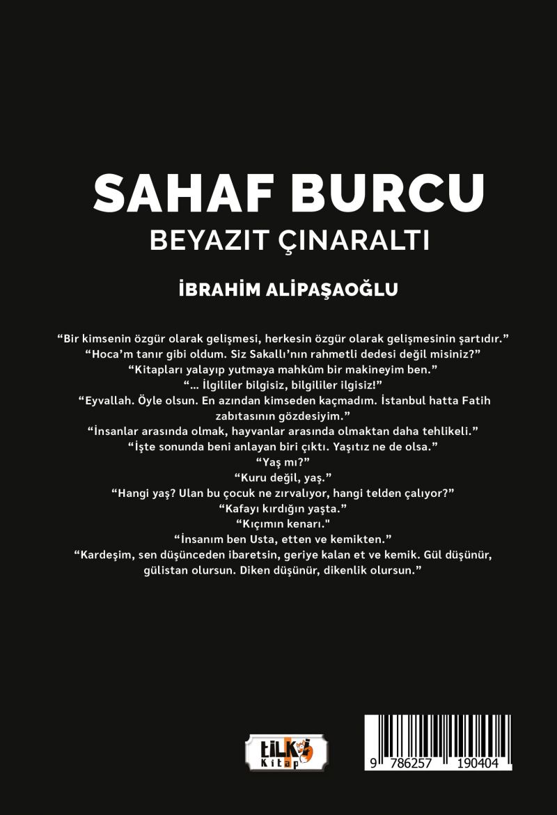 Sahaf Burcu Beyazıt Çınaraltı