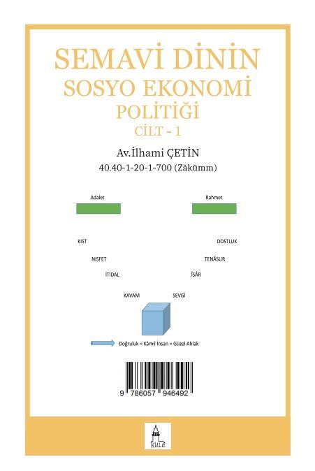 Semavi Dinin Sosyoekonomik Politiği Cilt-1