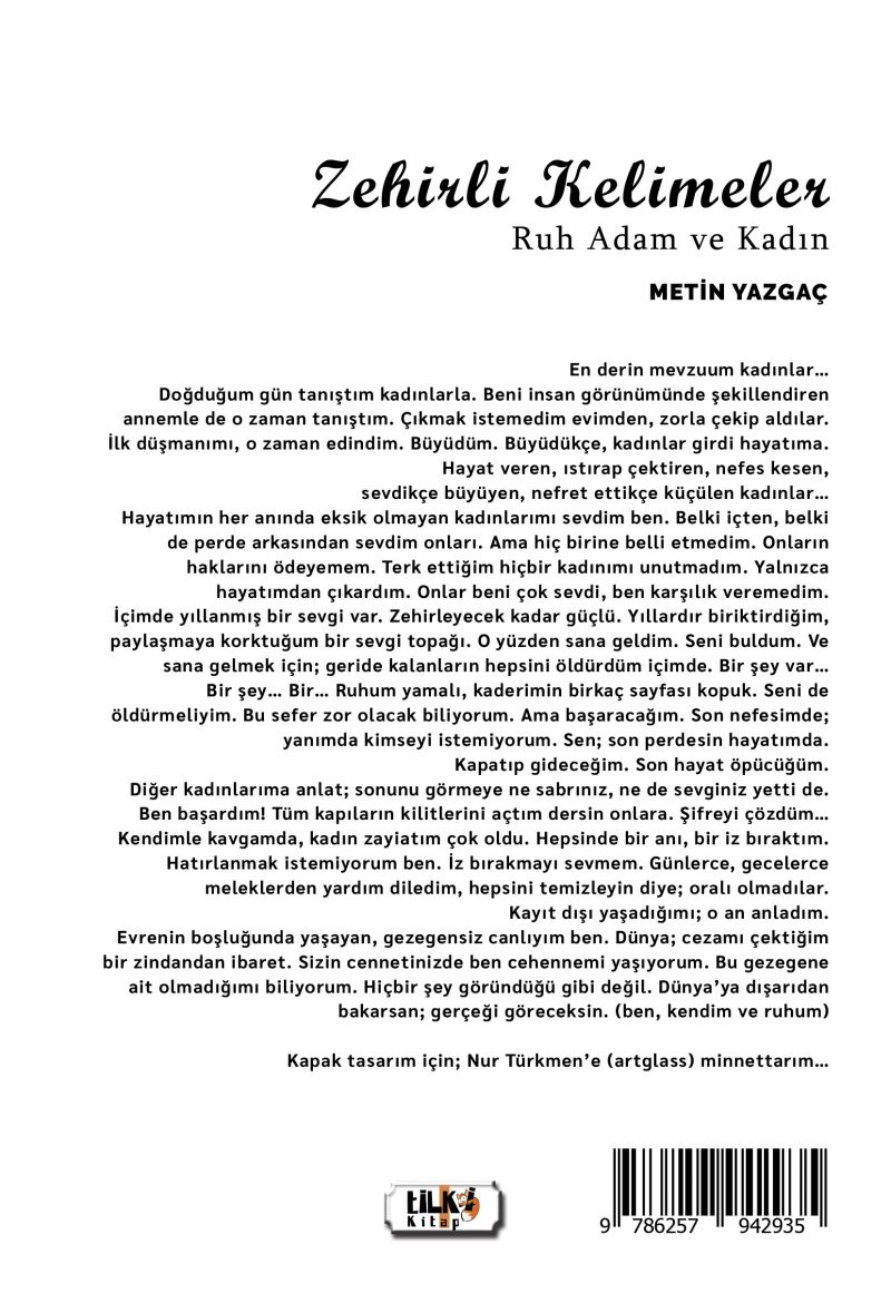 Zehirli Kelimeler ( Ruh Adam ve Kadın)