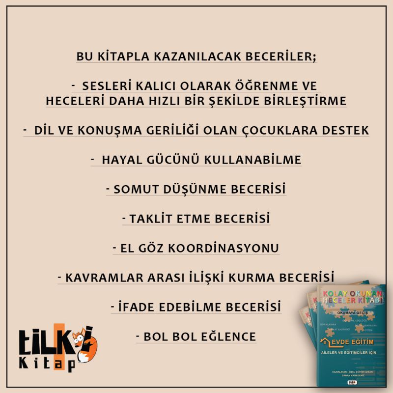 Kolay Okunan Heceler Kitabı